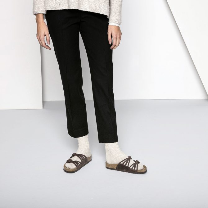 Cotton Slub Women Cotton/Polyamide/Elastane Beige/White - Image 2
