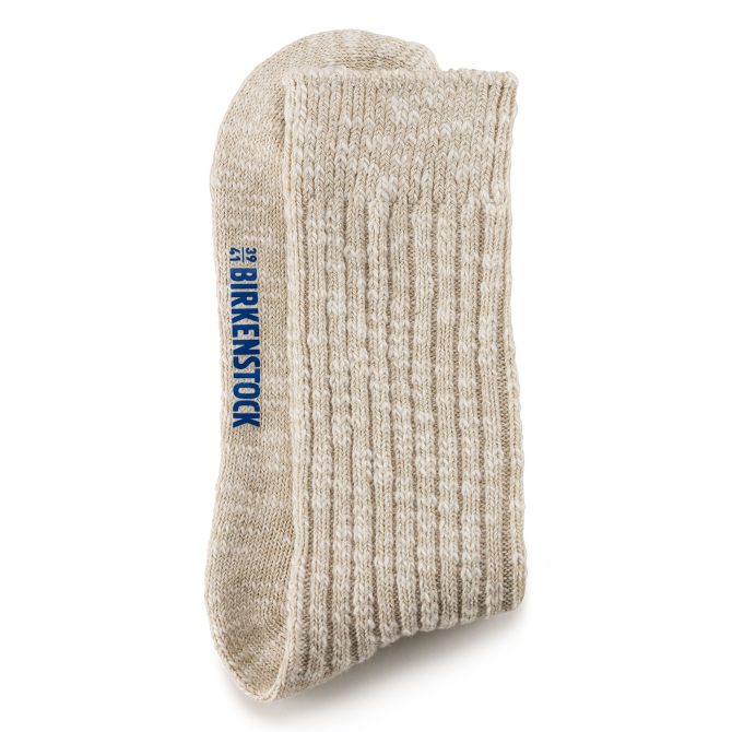 Cotton Slub Women Cotton/Polyamide/Elastane Beige/White - Image 4