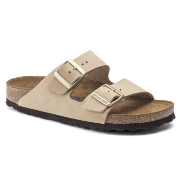 Arizona Soft Footbed Nubuck Leather Sandcastle