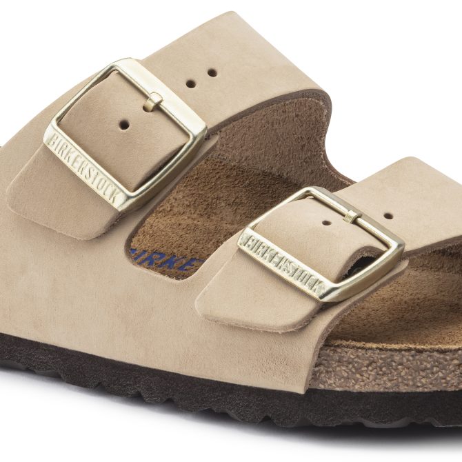 Arizona Soft Footbed Nubuck Leather Sandcastle - Image 7