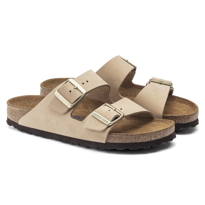 Arizona Soft Footbed Nubuck Leather Sandcastle - Image 5