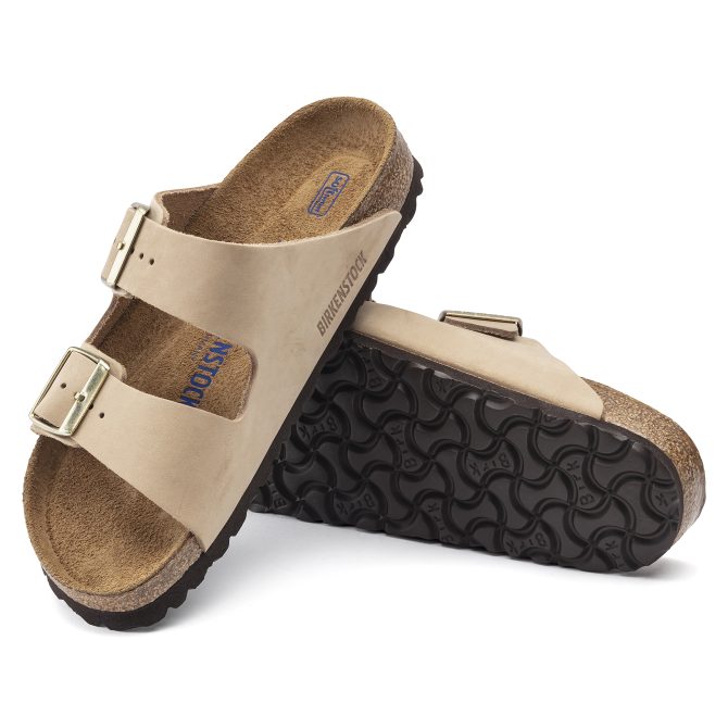 Arizona Soft Footbed Nubuck Leather Sandcastle - Image 3