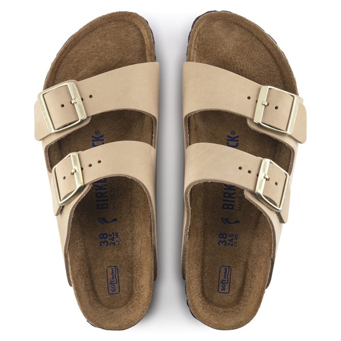 Arizona Soft Footbed Nubuck Leather Sandcastle - Image 4