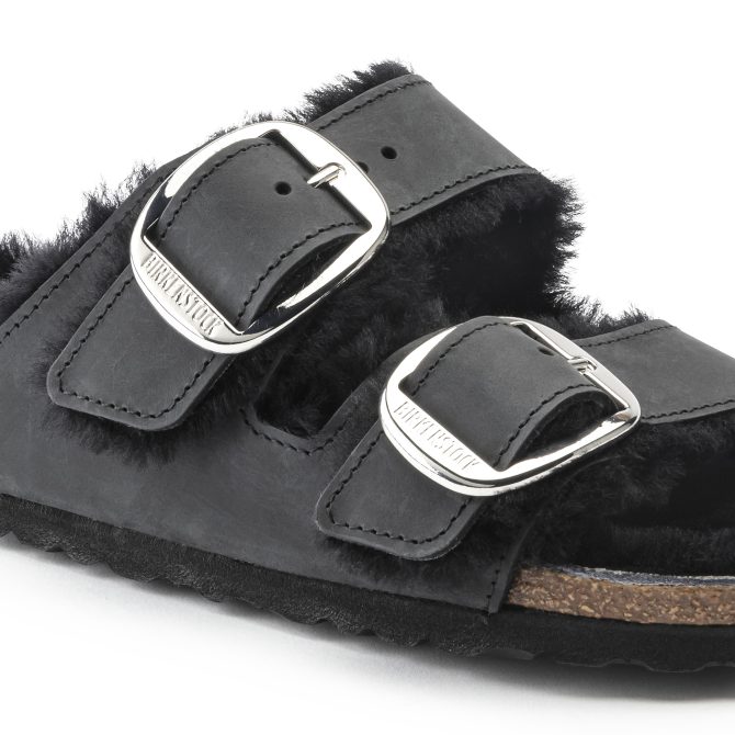 Arizona Big Buckle Shearling Oiled Leather - Image 8