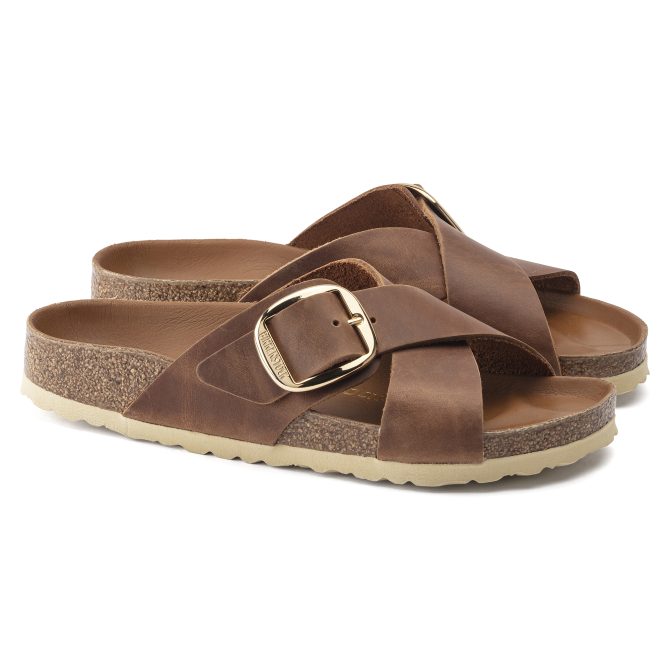 Siena Big Buckle Oiled Leather - Image 6