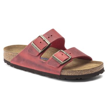 Arizona Soft Footbed Oiled Leather Fire Red