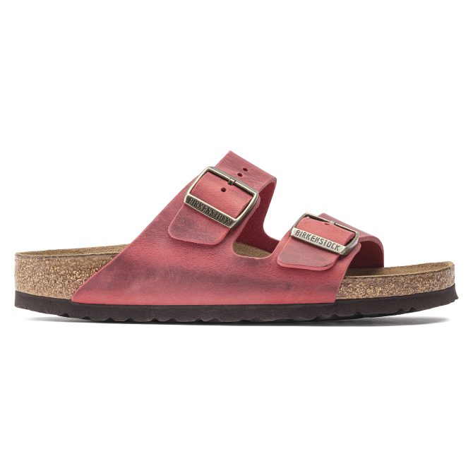Arizona Soft Footbed Oiled Leather Fire Red - Image 8
