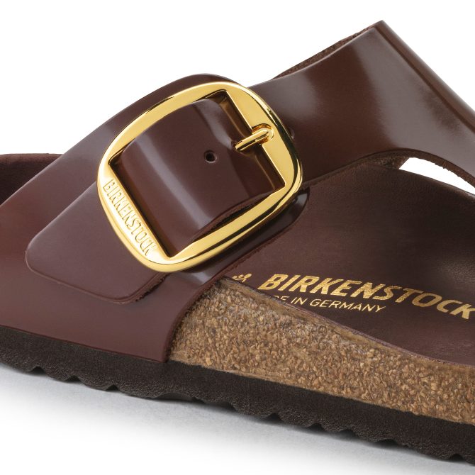 Gizeh Big Buckle Natural Leather Patent - Image 8