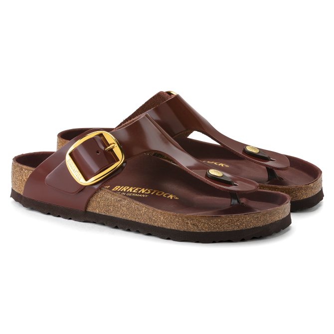 Gizeh Big Buckle Natural Leather Patent - Image 6
