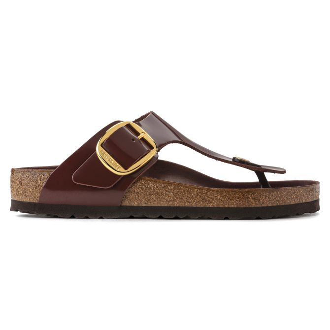 Gizeh Big Buckle Natural Leather Patent - Image 7