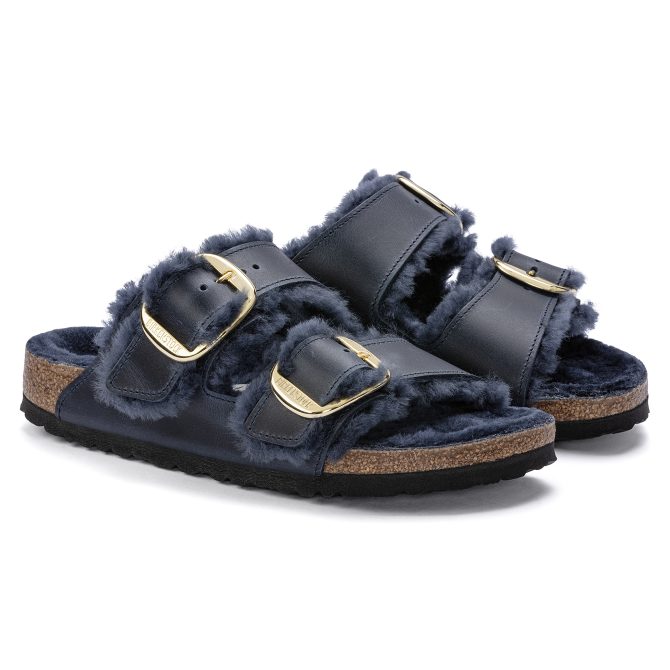 Arizona Big Buckle Shearling Oiled Leather - Image 6