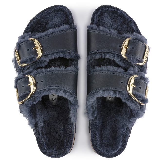 Arizona Big Buckle Shearling Oiled Leather - Image 5