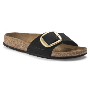 Madrid Big Buckle Nubuck Leather