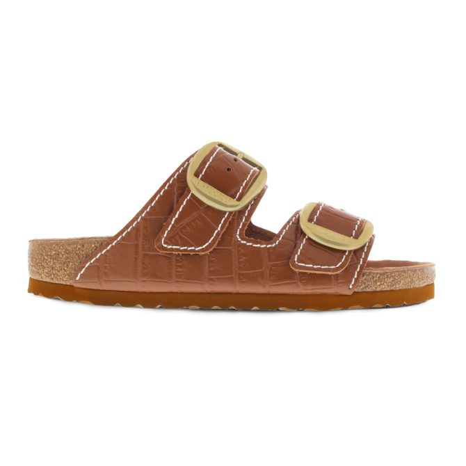 Arizona Big Buckle Embossed Leather Cognac - Image 4