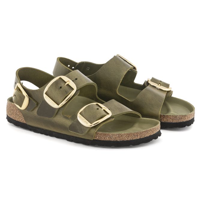 Milano Big Buckle Oiled Leather - Image 6