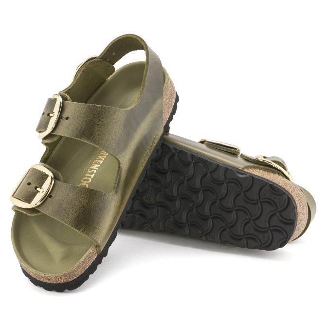 Milano Big Buckle Oiled Leather - Image 4