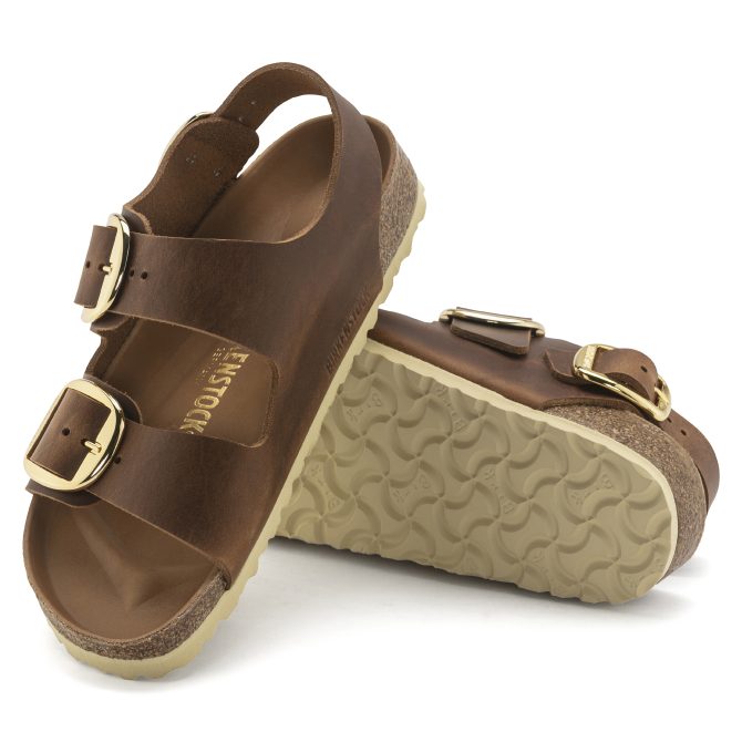 Milano Big Buckle Oiled Leather - Image 4