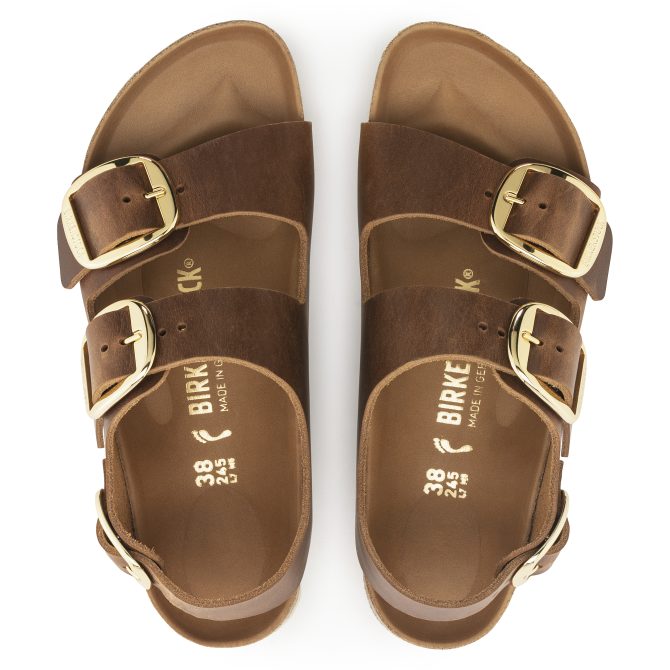 Milano Big Buckle Oiled Leather - Image 5