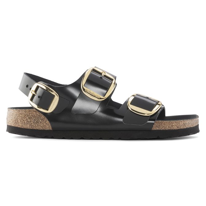 Milano Big Buckle Natural Leather Patent - Image 7