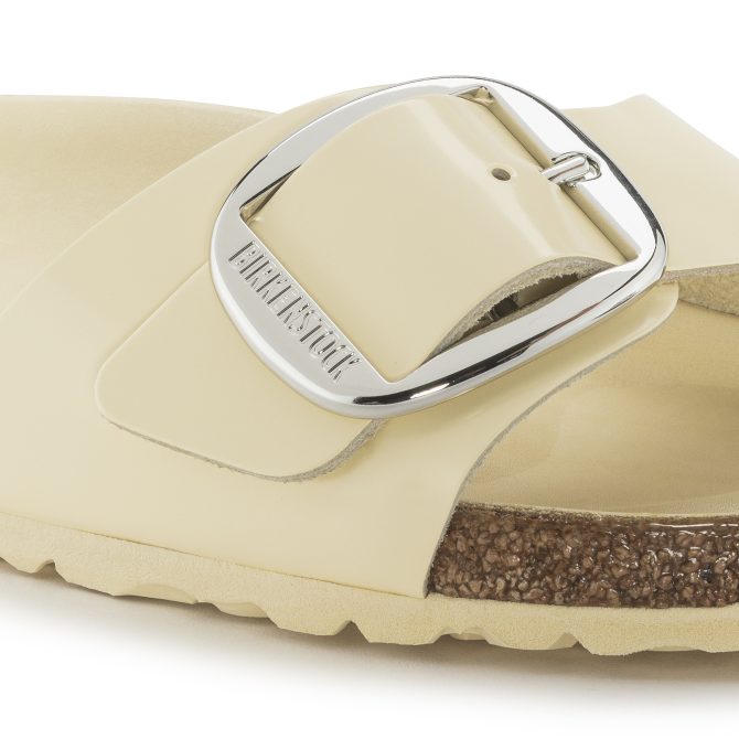Madrid Big Buckle Natural Leather Patent - Image 8