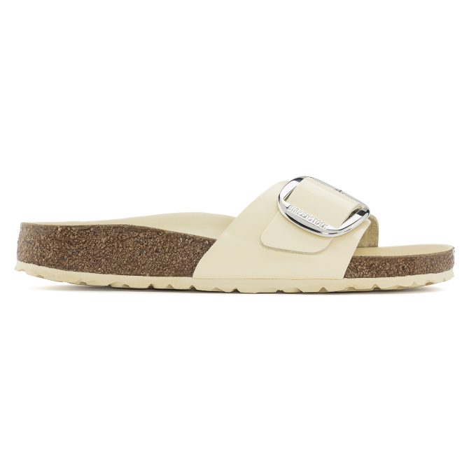 Madrid Big Buckle Natural Leather Patent - Image 7