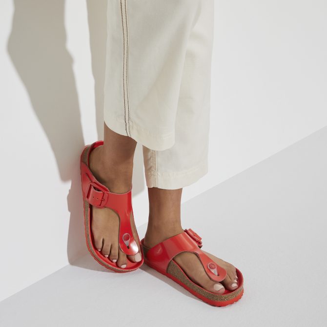 Gizeh Big Buckle Natural Leather Patent - Image 3
