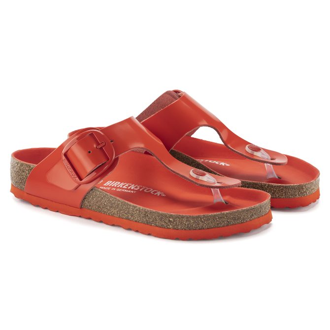 Gizeh Big Buckle Natural Leather Patent - Image 6