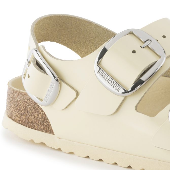 Milano Big Buckle Natural Leather Patent - Image 8