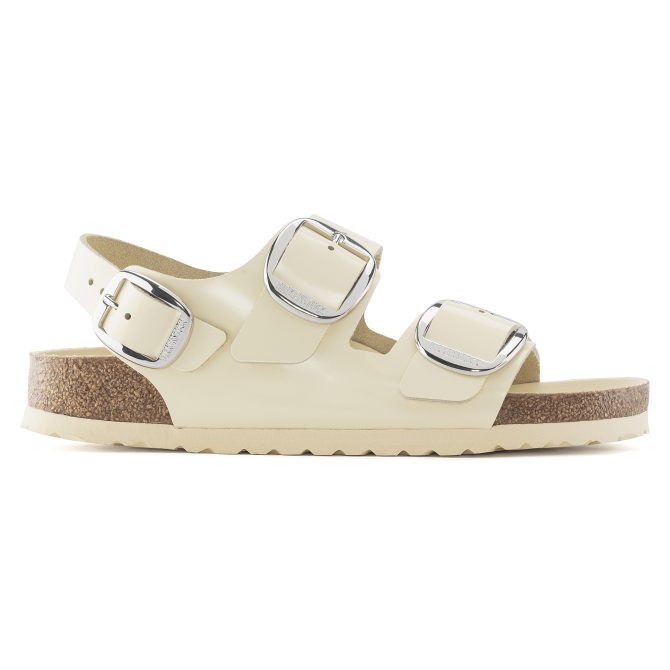 Milano Big Buckle Natural Leather Patent - Image 7