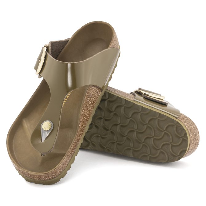 Gizeh Big Buckle Natural Leather Patent - Image 4