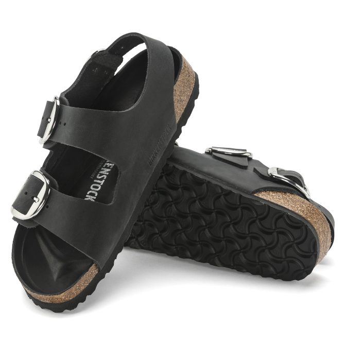 Milano Big Buckle Oiled Leather - Image 4