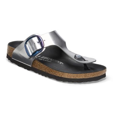 Gizeh Big Buckle Grained Leather