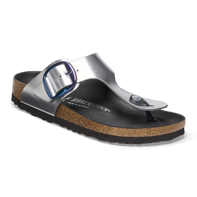Gizeh Big Buckle Grained Leather