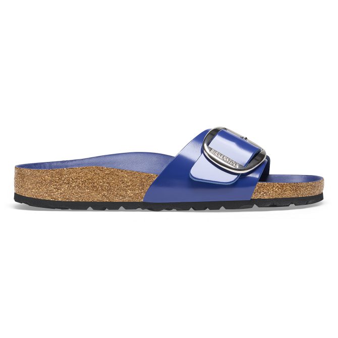 Madrid Big Buckle Natural Leather Patent - Image 7