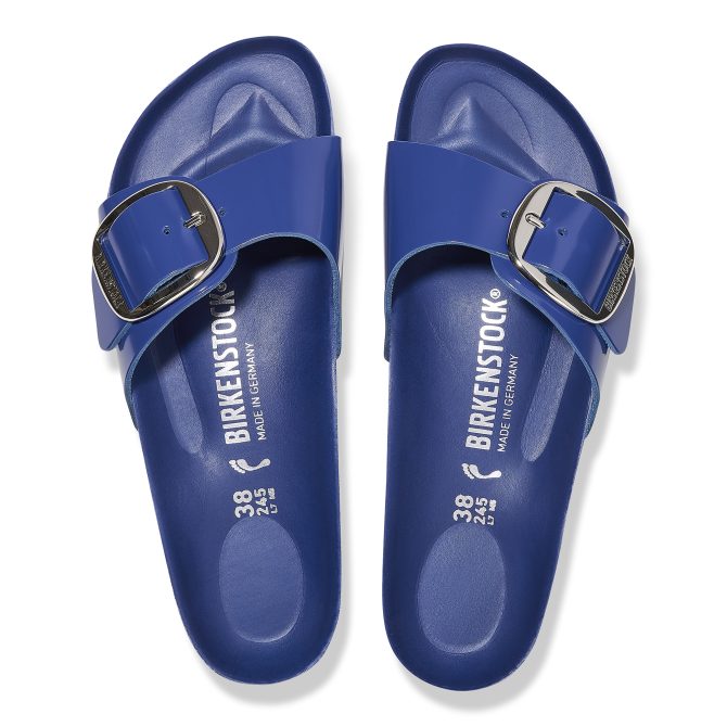 Madrid Big Buckle Natural Leather Patent - Image 5
