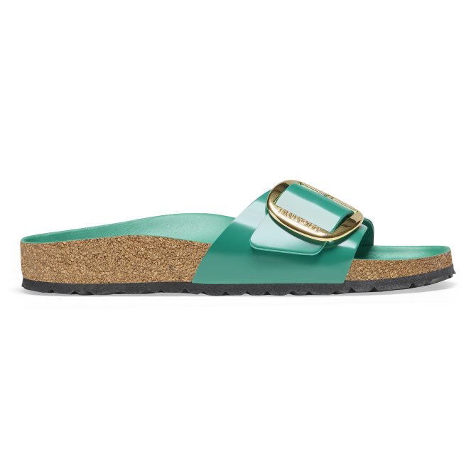 Madrid Big Buckle Natural Leather Patent - Image 5