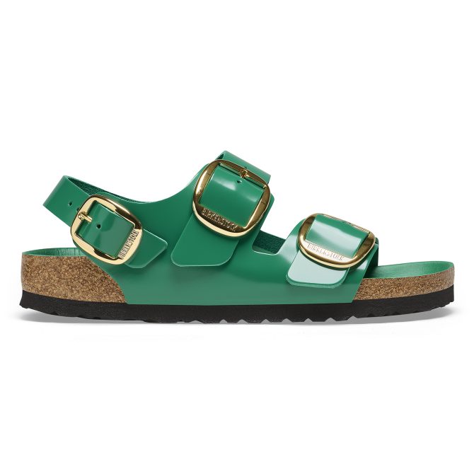 Milano Big Buckle Natural Leather Patent - Image 7
