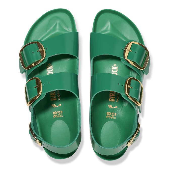 Milano Big Buckle Natural Leather Patent - Image 5