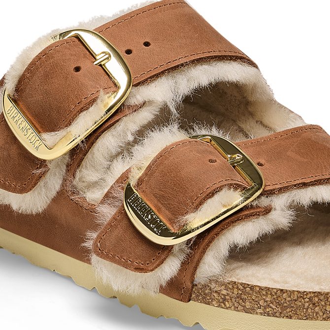 Arizona Big Buckle Shearling Oiled Leather - Image 8