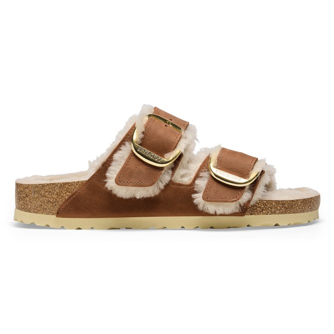 Arizona Big Buckle Shearling Oiled Leather - Image 7