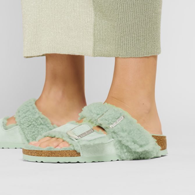 Arizona Teddy Split Suede Leather/Fur - Image 4