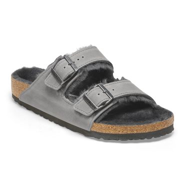 Arizona Shearling Embossed Oiled Leather