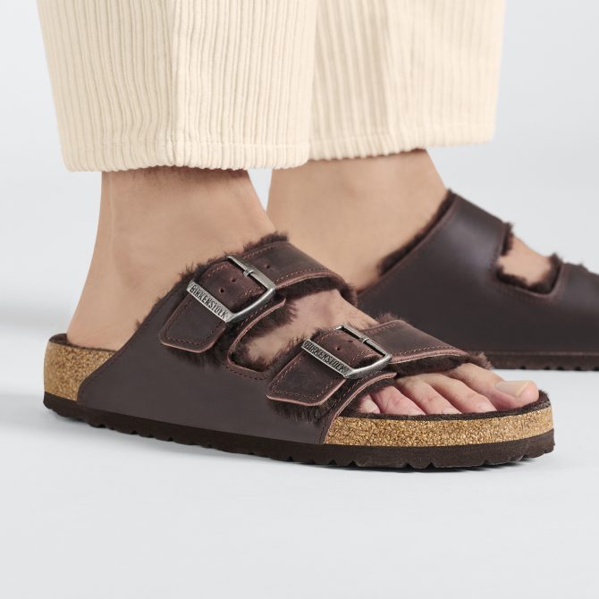 Arizona Shearling Embossed Oiled Leather - Image 3
