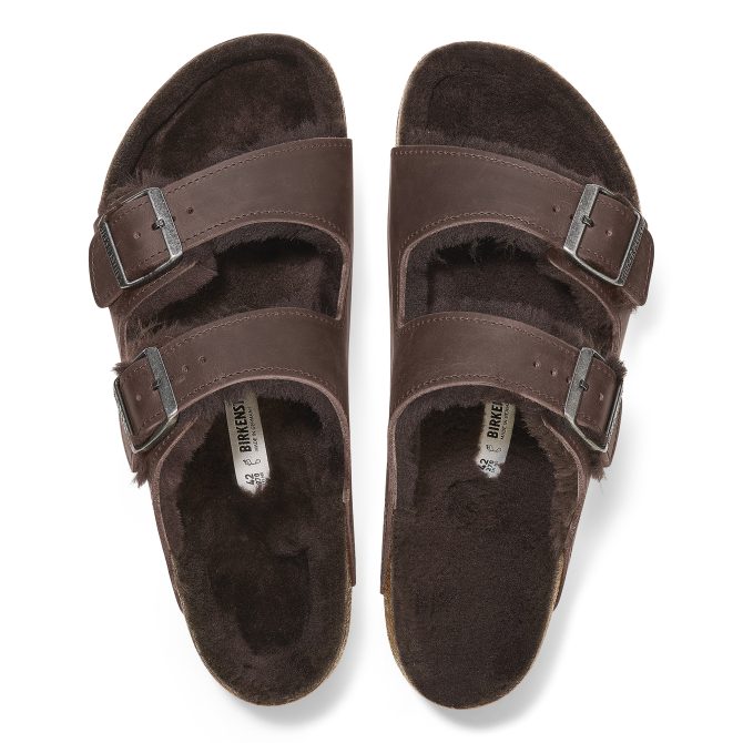 Arizona Shearling Embossed Oiled Leather - Image 5
