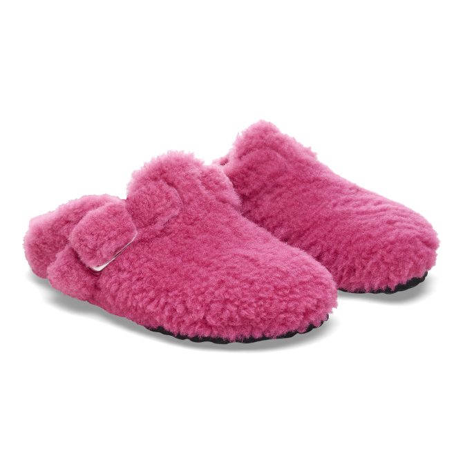 Boston Big Buckle Shearling Fuchsia Tulip - Image 4