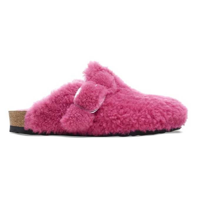 Boston Big Buckle Shearling Fuchsia Tulip - Image 5
