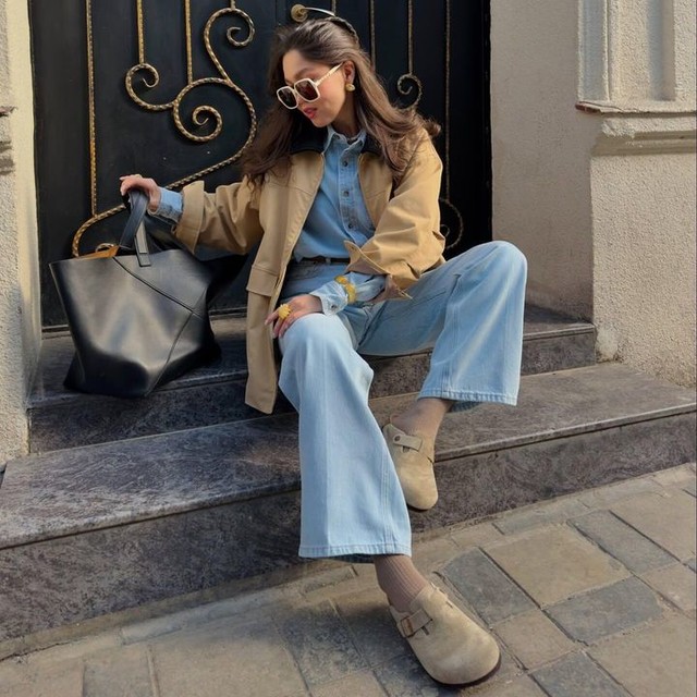 thumbnail from instagram_graph by b_tobakabulova displaying Boston Soft Footbed Suede Leather.
